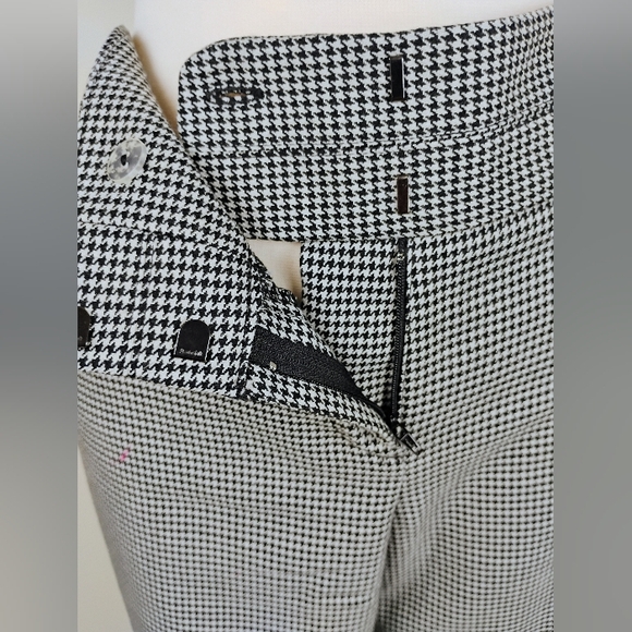 Ann Taylor Loft Original Dress Pants Size 10 Houndstooth Mid Rise Office Career - Picture 10 of 16